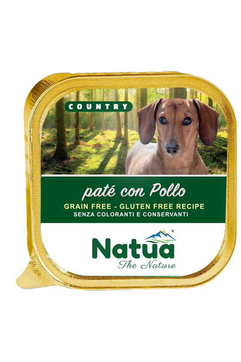 Natua Dog Country Pollo 100g Vaschetta