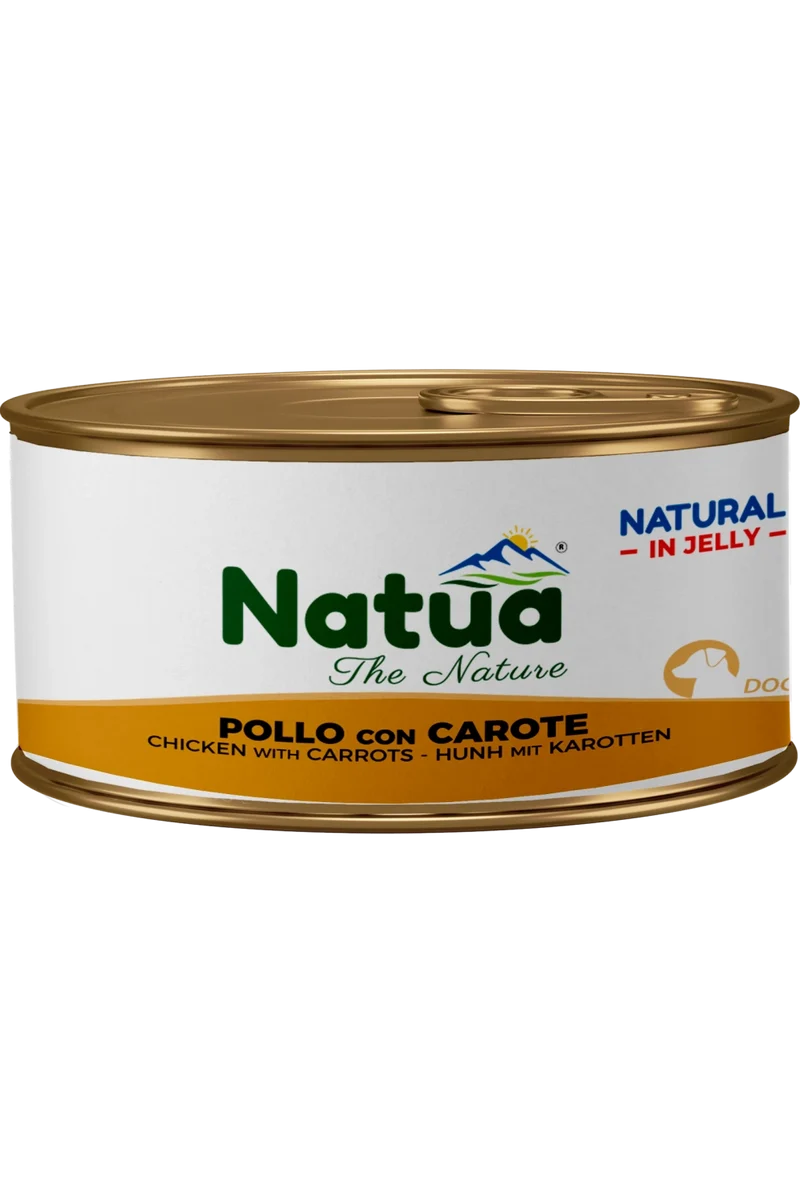 Natua Dog Pollo con Carote 85g Lattina