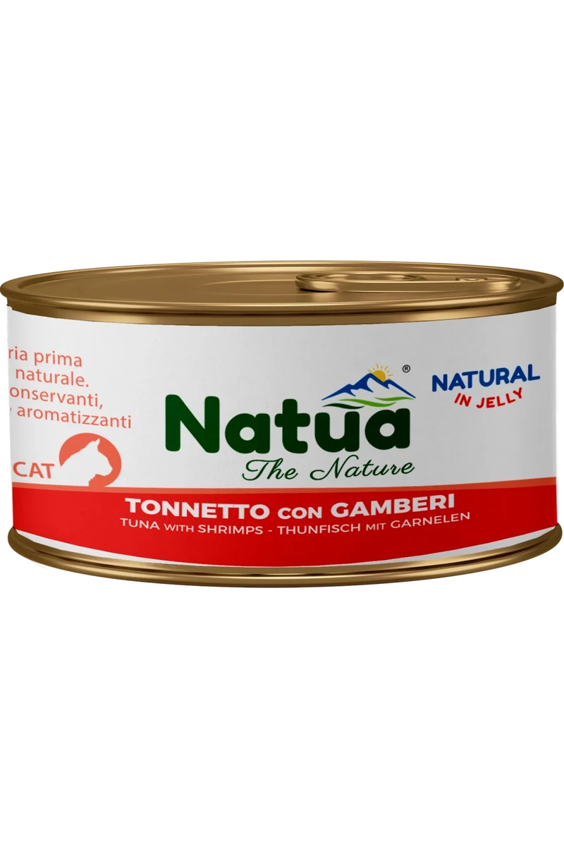 Natua Cat Tonnetto con Gamberi 150g Lattina