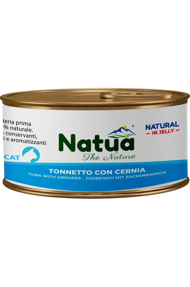 Natua Cat Tonnetto con Cernia 150g Lattina