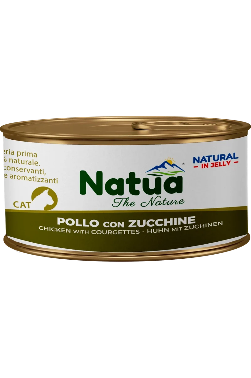 Natua Cat Pollo con Zucchine 150g Lattina