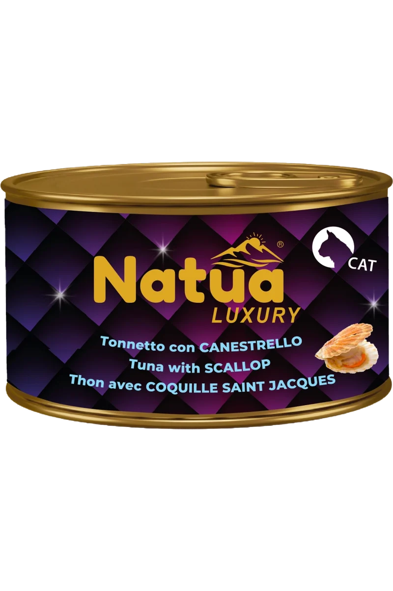 Natua Cat Lux Tonnetto con Canestrelli 85g Lattina