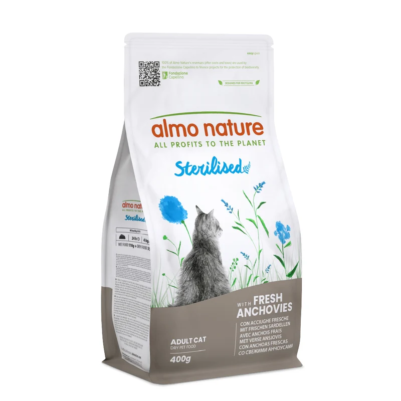 Almo Nature Functional Cats - Sterilised Acciughe 400g