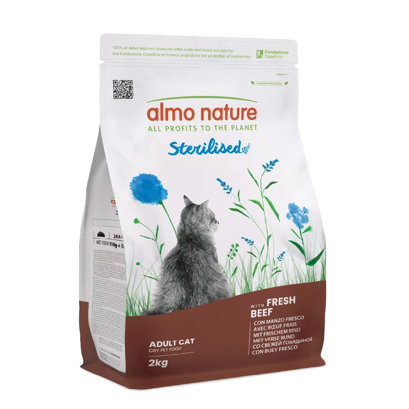 Almo Nature Functional Cats - Sterilised Manzo 2kg