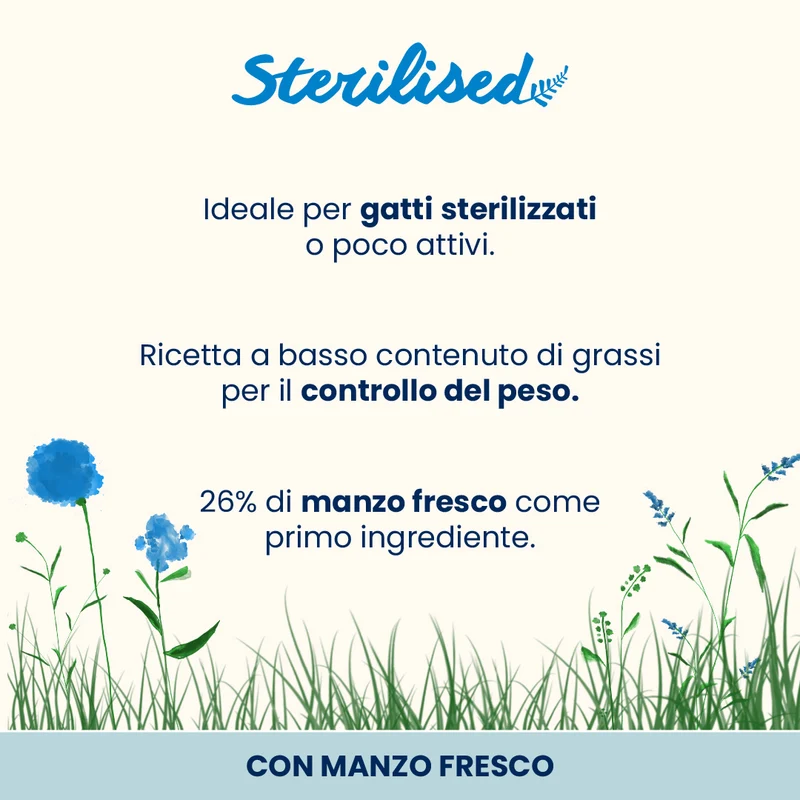 Almo Nature Functional Cats - Sterilised Manzo 2kg