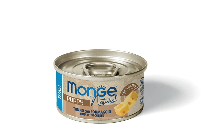Monge Cane Natural Puppy Tonno con Formaggio 95gr