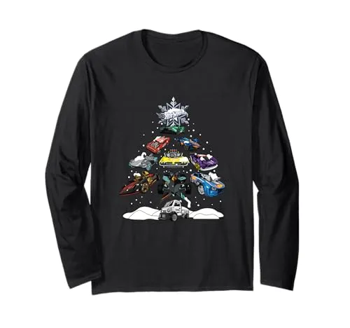 Hot Wheels Albero di Natale Maglia a Manica