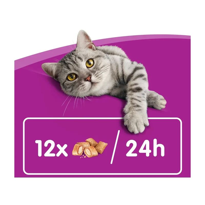 Whiskas Temptations Salmone Gatto Snack 180g