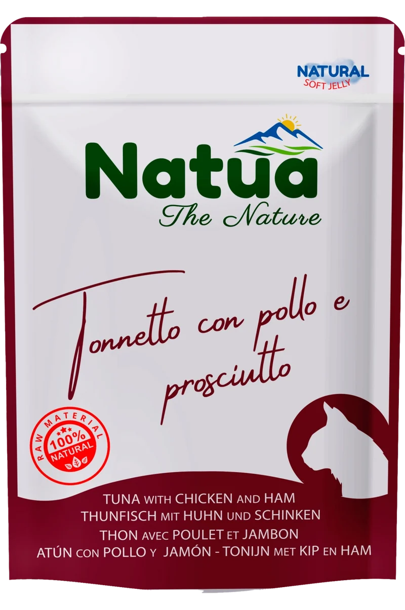Natua Cat Natural Tonnetto Pollo Prosciutto Jelly 70g Busta