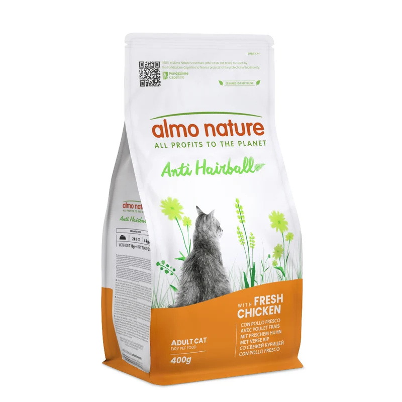Almo Nature Functional Cats - Anti Hariball Pollo 400g