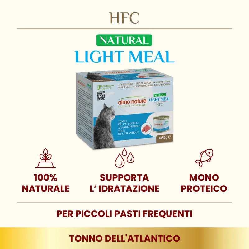 Almo Nature HFC Natural Light Meal Tonno dell'Atlantico 4x50g