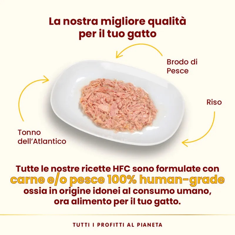Almo Nature HFC Natural Light Meal Tonno dell'Atlantico 4x50g