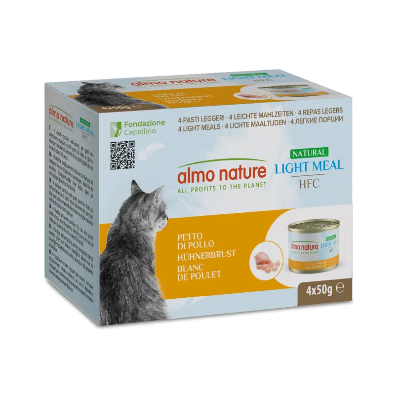 Almo Nature HFC Natural Light Meal Petto di Pollo 4x50g