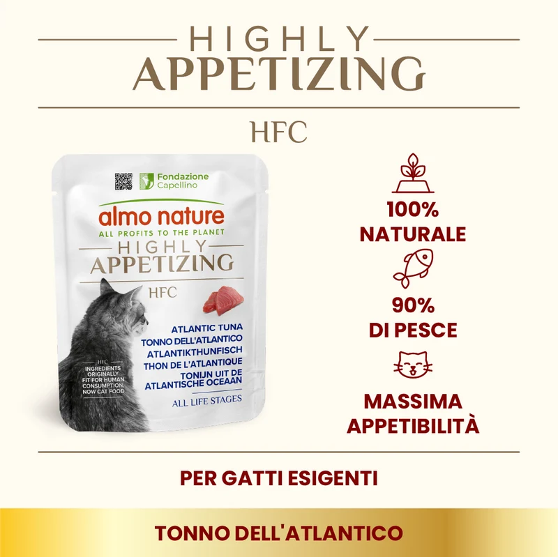 Almo Nature Highly Appetizing Gatto Adulto Tonno 50g