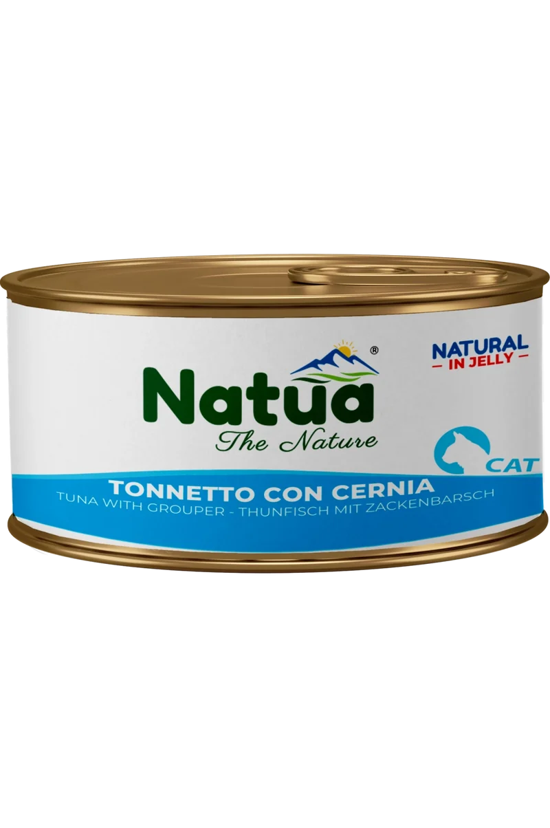 Natua Cat Natural Kitten Tonnetto Cernia 85g Lattina