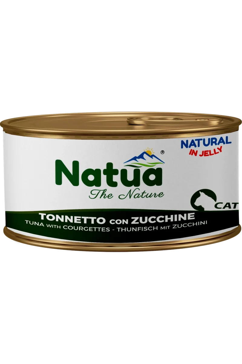 Natua Cat Natural Tonnetto Zucchine Jelly 85g Lattina