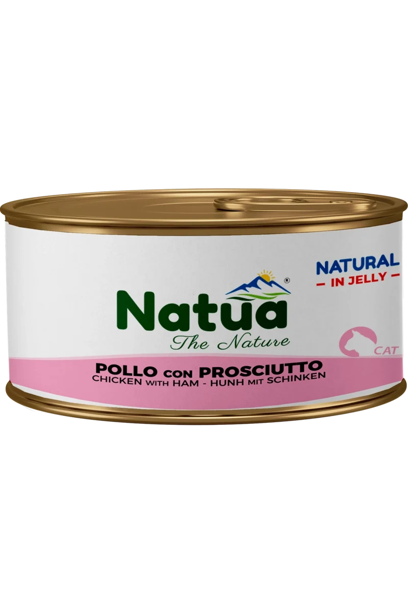 Natua Cat Natural Pollo Prosciutto Jelly 85g Lattina