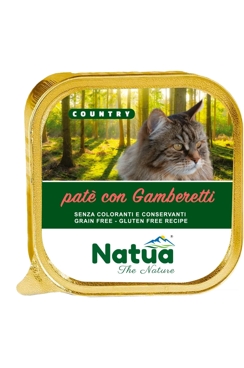 Natua Cat Country Gamberetti 100g Vaschetta