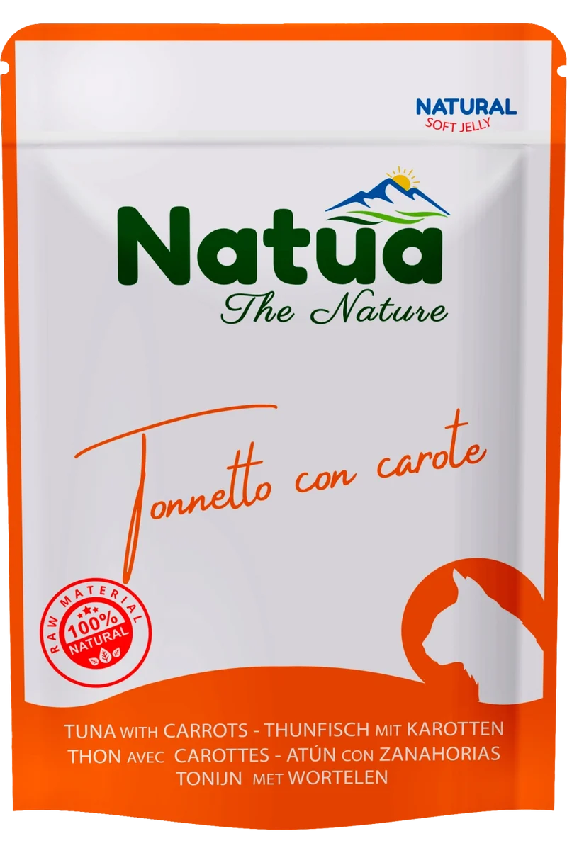 Natua Cat Natural Tonnetto Carote Jelly 70g Busta