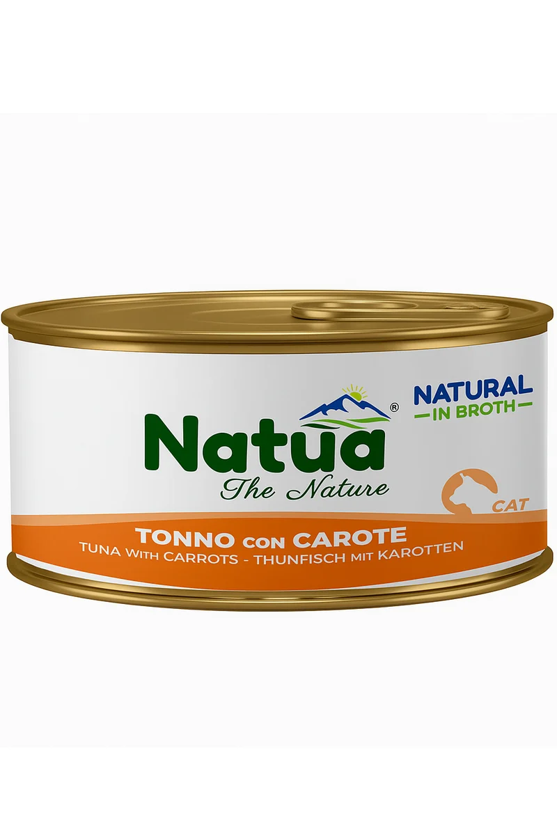 Natua Cat Natural Tonno Carote Broth 85g Lattina