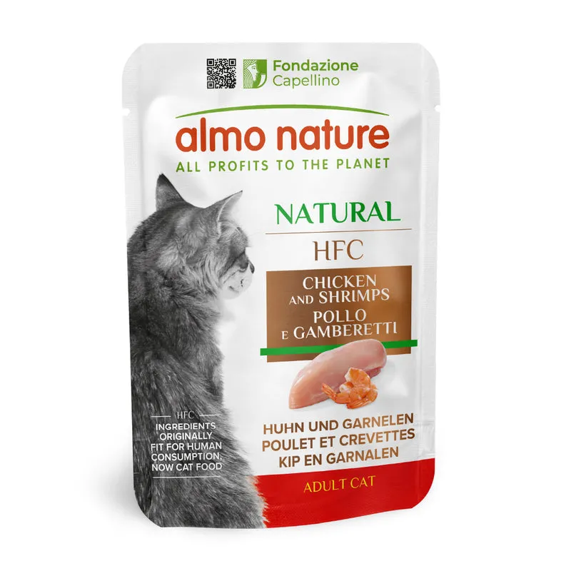 Almo Nature HFC Natural Pollo e Gamberetti 55g Busta