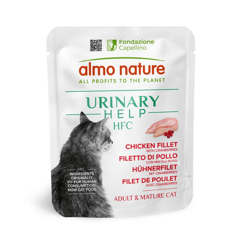 Almo Nature Urinary Help Gatto Pollo Mirtilli 50 g