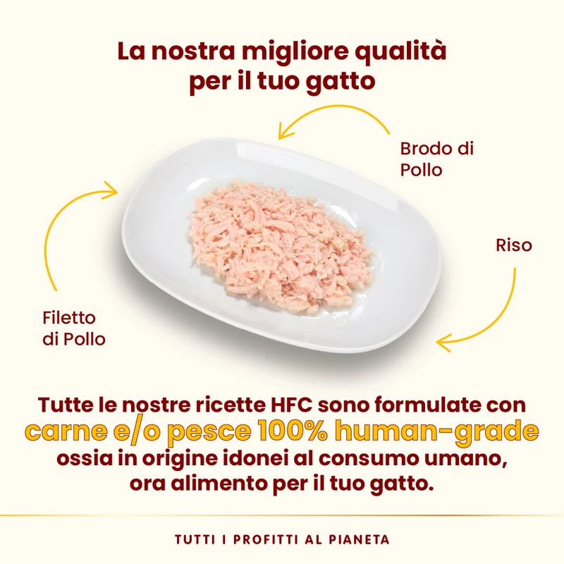 Almo Nature HFC Natural Gatto Filetto di Pollo 55 g