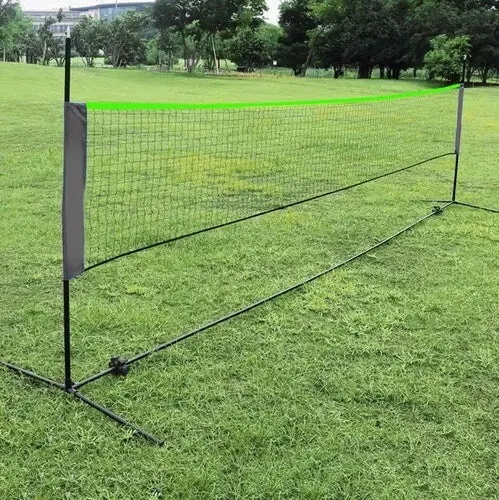 Rete da pallavolo Professionale Rete da Giardino con Pali Altezza regolabile alt