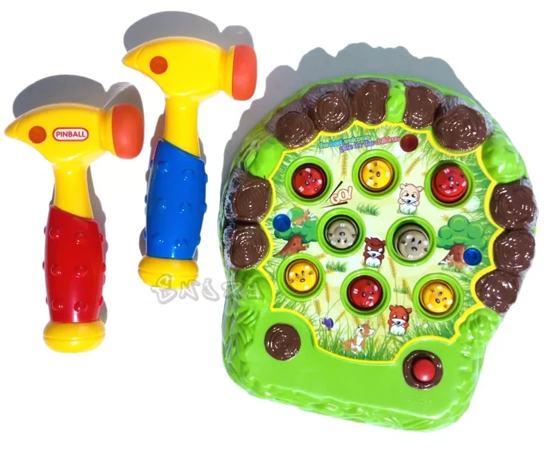 Con Suoni e Musica 1 x Gioco della Talpa 2 x Martello I bambini adorano colpire queste
