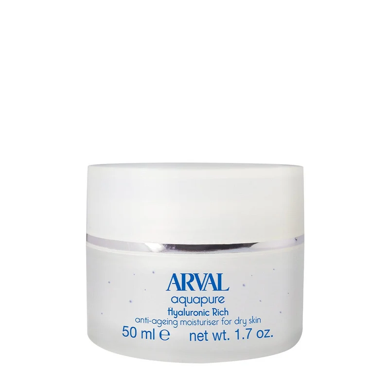 Arval Aquapure Hyaluronic Rich Idratante Viso Anti-età Pelli Secche 50ml