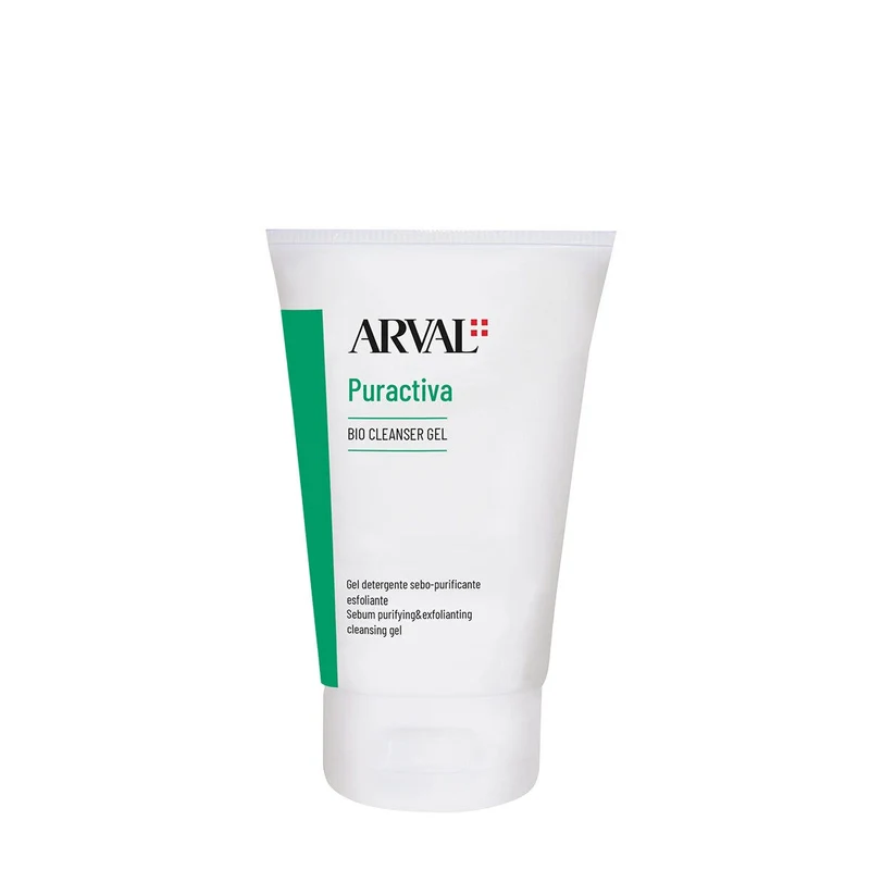 Arval Puractiva Bio Cleanser Gel Detergente Sebo-Purificante Esfoliante Viso 150ml