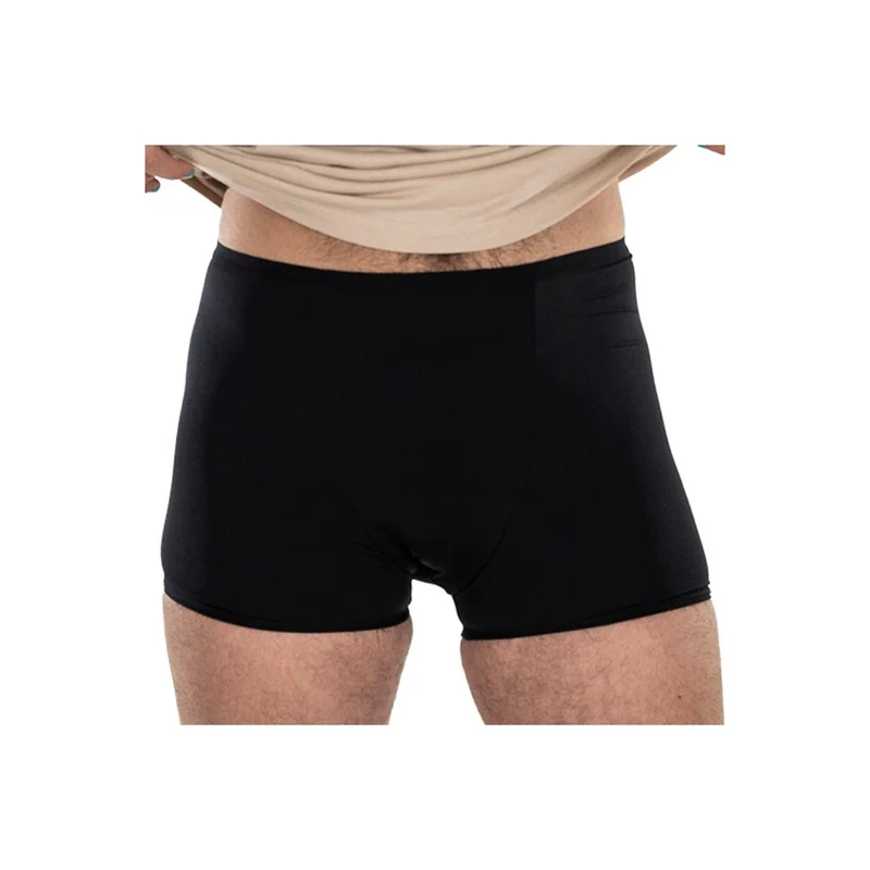 Fluyda Boxer Linea Basic Mutandina Assorbente Bianco/Nero Taglia M
