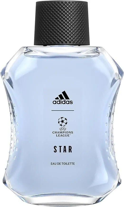 Adidas Cofanetto Uefa Star Edition Edt 100ml + Cappello Uomo da Baseball Blu