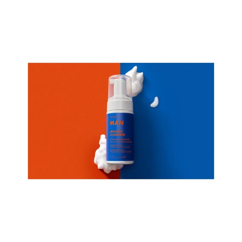 Pupa Man Mousse Cleanser Schiuma Detergente Viso/Barba 100ml