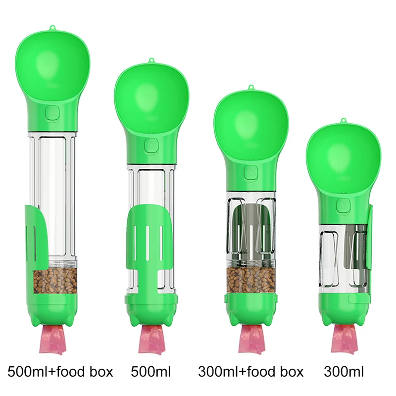 Pet Water Bottle | Multifunctional and Portable Dog Travel Water Dispenser with Food Container