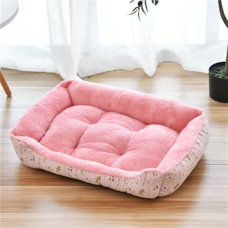 Small Large Dog Pet Cat Sofa BedCat Dog Bed Sofa Set Puppy Sleep Cushion Dog Cat Soft Plush Kennel Mat Pad