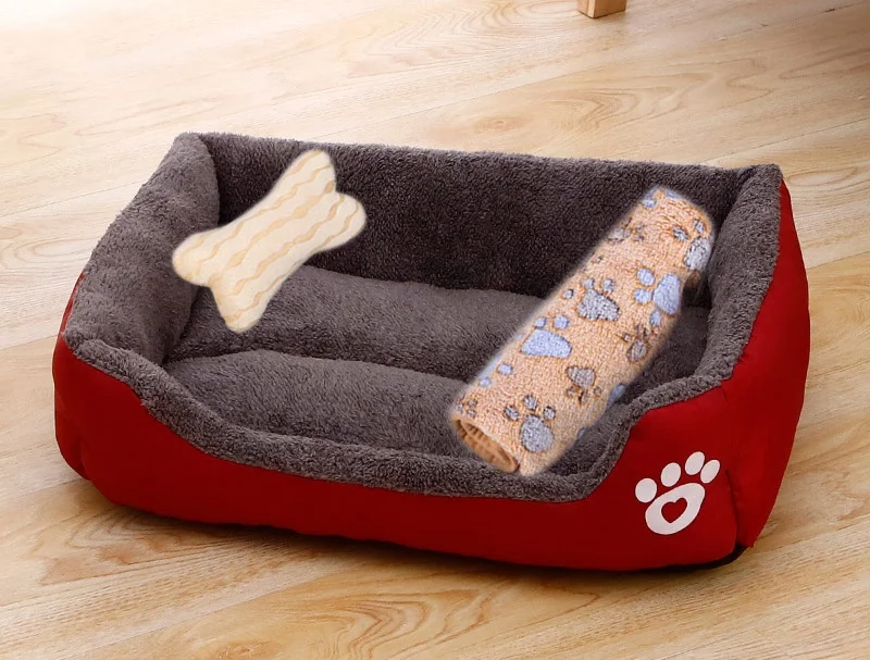 Small Large Dog Pet Cat Sofa BedCat Dog Bed Sofa Set Puppy Sleep Cushion Dog Cat Soft Plush Kennel Mat Pad