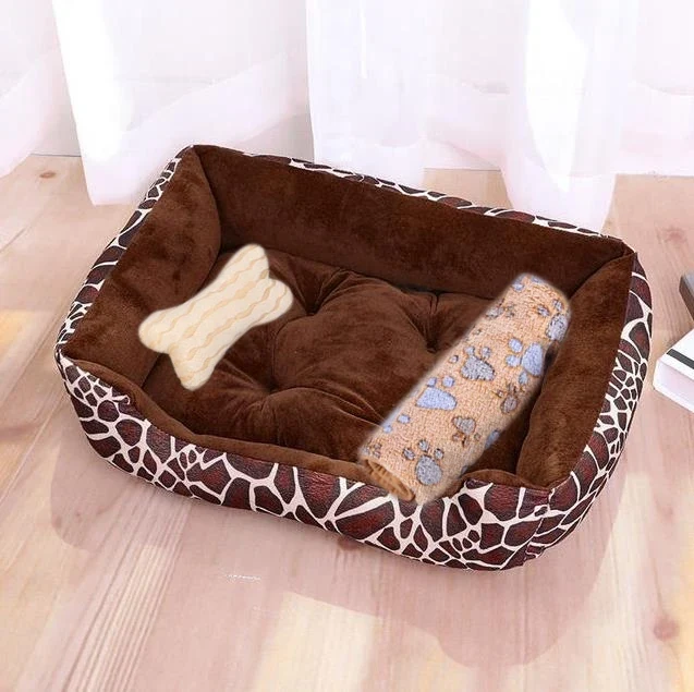 Small Large Dog Pet Cat Sofa BedCat Dog Bed Sofa Set Puppy Sleep Cushion Dog Cat Soft Plush Kennel Mat Pad