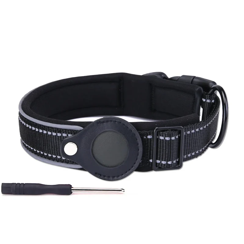 Anti-Lost Dog Accessories Airtag Dog Collar Pet Air TagTracker Protective Case for Dog Positioning Collar Collar Para Perro