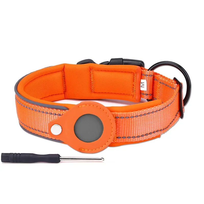 Anti-Lost Dog Accessories Airtag Dog Collar Pet Air TagTracker Protective Case for Dog Positioning Collar Collar Para Perro