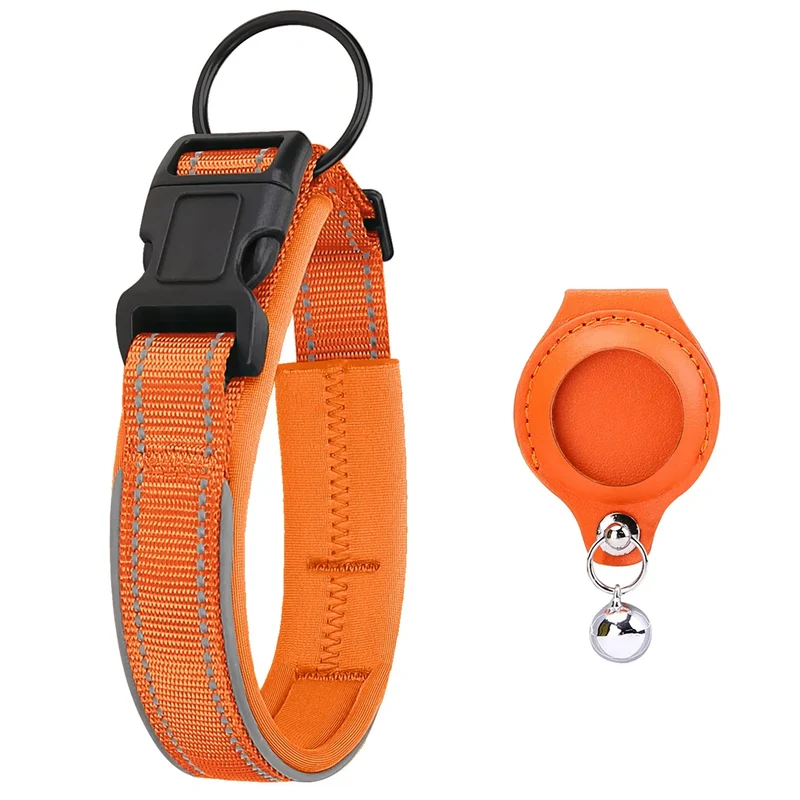 Anti-Lost Dog Accessories Airtag Dog Collar Pet Air TagTracker Protective Case for Dog Positioning Collar Collar Para Perro