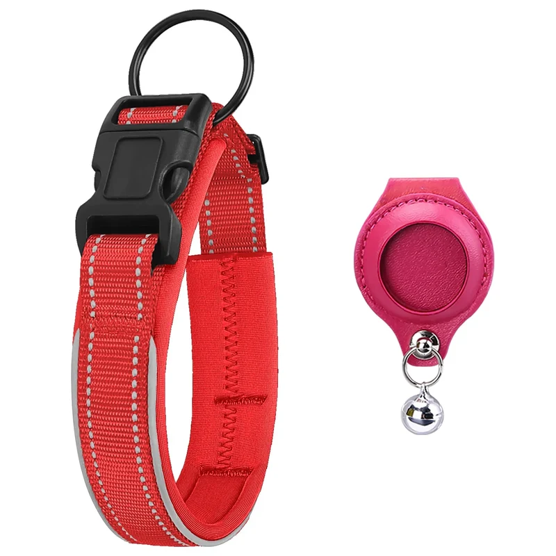 Anti-Lost Dog Accessories Airtag Dog Collar Pet Air TagTracker Protective Case for Dog Positioning Collar Collar Para Perro