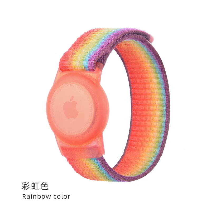 Applicable to Apple Airtag Tracker Protective Case Anti-Loss Alarm Device Protective Case Apple Locator Nylon Protective Case
