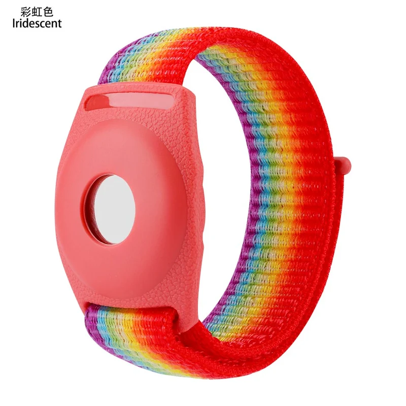 Applicable to Apple Airtag Tracker Protective Case Anti-Loss Alarm Device Protective Case Apple Locator Nylon Protective Case