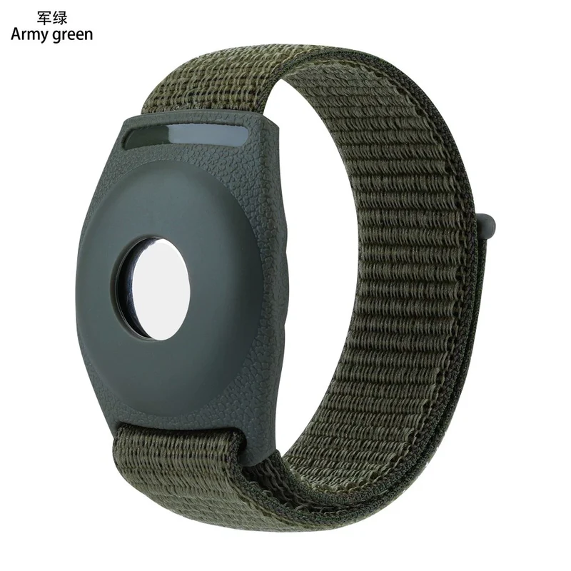 Applicable to Apple Airtag Tracker Protective Case Anti-Loss Alarm Device Protective Case Apple Locator Nylon Protective Case