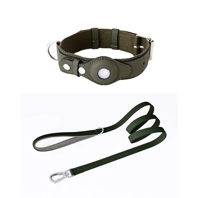 Airtag Dog Collar Large Dog Tracker Positioning Collar Huawei Hand Holding Rope Protective Case Apple Anti-Lost Collar