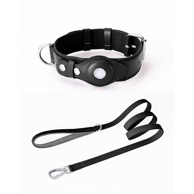 Airtag Dog Collar Large Dog Tracker Positioning Collar Huawei Hand Holding Rope Protective Case Apple Anti-Lost Collar