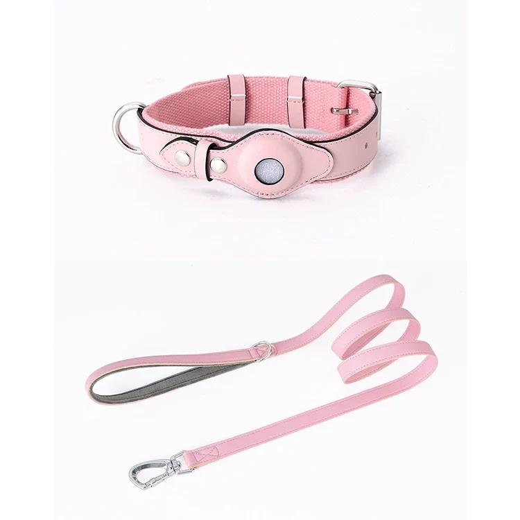 Airtag Dog Collar Large Dog Tracker Positioning Collar Huawei Hand Holding Rope Protective Case Apple Anti-Lost Collar