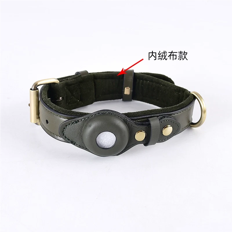 Airtag Dog Collar Large Dog Tracker Positioning Collar Huawei Hand Holding Rope Protective Case Apple Anti-Lost Collar
