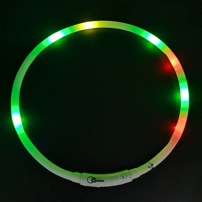 Dog Luminous Collar Night Walking Dog Luminous Night Light Big and Small Dogs Anti-Lost Charging Pet Collar Collar